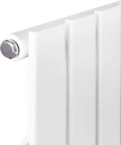 Designer Flat Panel Single Radiator 600x408 White by MCC