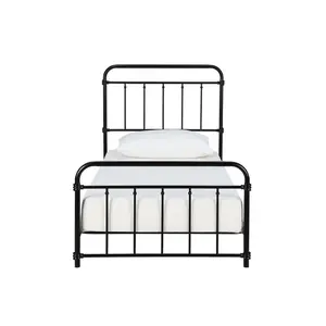 Aanya Bed Frame Matte Black / Single (3')