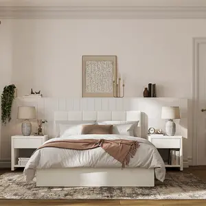 Valencia Cloud Compact Double Ottoman Bed Frame