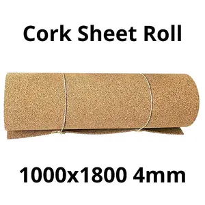 Cork Sheet Roll - 1000x1800mm - 4mm - Décor/DIY