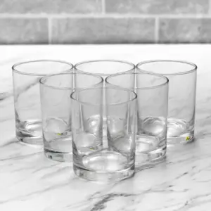 URBNLIVING 245ml Whiskey Cocktail Glasses Set of 6