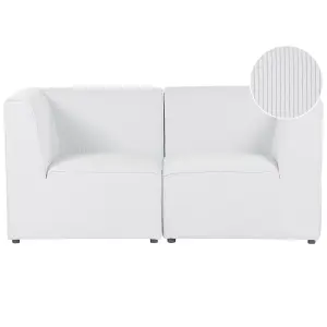 2 Seater Modular Jumbo Cord Sofa Off White LEMVIG