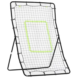 HOMCOM Rebounder Net Target Ball Kickback Baseball Training Equipment Play