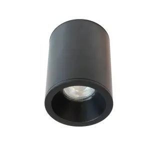 Luminosa Fred Spotlight 1xGU10 IP65 Tubular Black