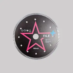 STAR+ 180mm Sintered  Diamond Tile Blade