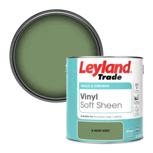 Leyland Trade Vinyl Soft Sheen Walls & Ceilings Emulsion Paint (S 4030-G30Y) - 2.5L