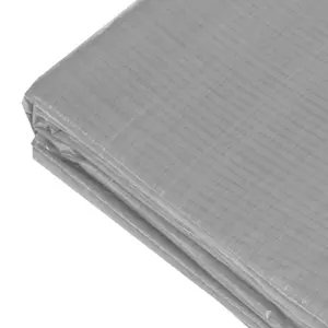 Dellonda 13ft 400x200cm Rectangular Swimming Pool Top Cover & Rope Ties for DL21