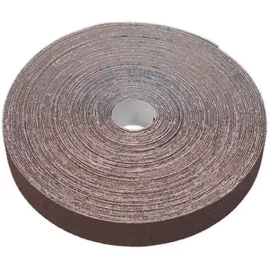 Engineers Brown Emery Roll - 25mm x 50m - Rust Removal & Polishing - 80 Grit