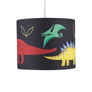 First Choice Lighting Set of 2 Dinosaur 25cm Light Shades