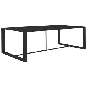 Berkfield Outdoor Dining Table Anthracite 120x60x66 cm Aluminium