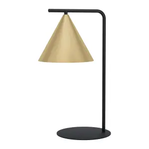 EGLO NARICES Black and Gold Table Lamp