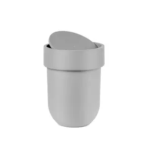 TOUCH Umbra Touch Trash Can with Lid, 1.6 Gallon (6L) Grey