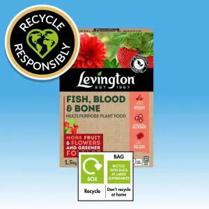 Levington Fish Blood & Bone Multi Purpose Plant Food Fertiliser Pellets 1.5kg