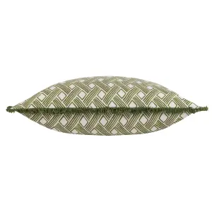 Hoem Alexa Geometric Feather Rich Cushion