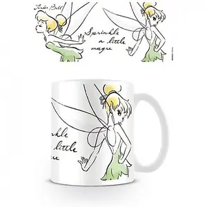 Peter Pan Magic Tinkerbell Mug Green/Yellow/White (One Size)