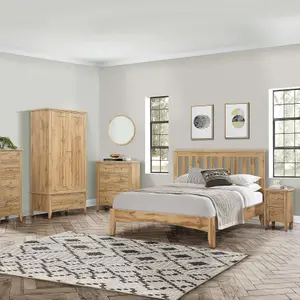 Birlea Hampstead Small Double Bed Frame In Oak