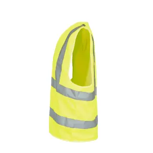 Site Rushton Yellow Hi-vis waistcoat, Small/Medium