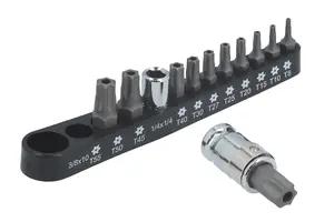 Laser Tools 5514 13pc Tamperproof Torx/Star Bit Set