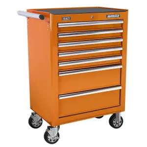 Sealey Tool Chest 14 Drawers Ball Bearing Slide Orange 446Pc Tool Kit TBTPCOMBO4