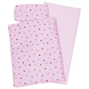 Goki Pink Bedding Set for Dollhouse Furniture