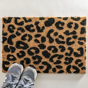 Leopard print doormat - Regular 60x40cm