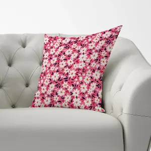 Small Cute White Flower Pattern Cushions 60cm x 60cm