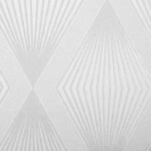 Julien MacDonald Chandelier Silver Geometric Wallpaper