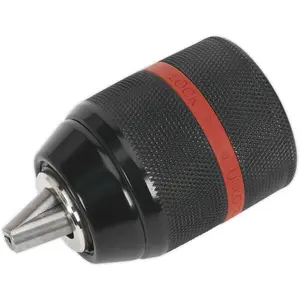 13mm Keyless Drill Chuck - Auto Locking - 1/2" x 20 UNF Thread - Quick Release