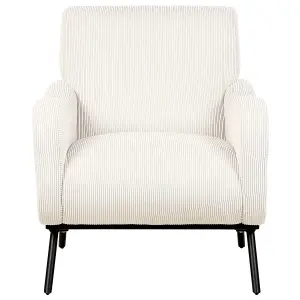 Armchair ALMIND Corduroy Cream