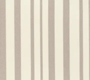 Galerie Neapolis 3 Brown Stripe Embossed Wallpaper