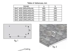 Far Infrared Heater - Ceiling mountable Metal Infrared Heating Panels White "LOTUS RANGE". Heating element: Nanocrystalline. 500W