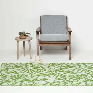 Homescapes Zena Tropical Green Outdoor Rug, 180 x 270 cm