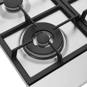 Beko HIAW164225SX 58cm Gas Hob - Silver