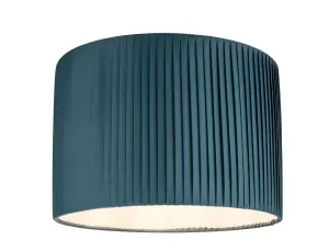 GoodHome Louth Coral blue Round Lamp shade (D)30cm