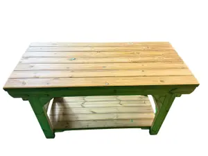 MG Timber Products: Indoor/Outdoor Wooden Workbench / Potting Table / BBQ Table / Pizza Oven Table / Garden Table, 5ft Workbench