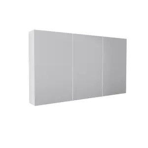 Nes Home McCann 900mm Mirror 3 Door Shaving Cabinet White