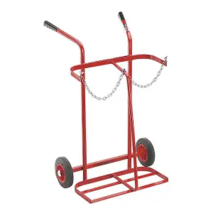 Sealey Welding Bottle Trolley - 2 Bottle ST28/B