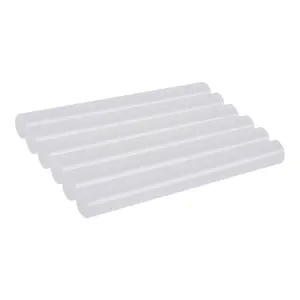 Mac Allister Clear Glue stick (Dia)11mm, Pack of 6