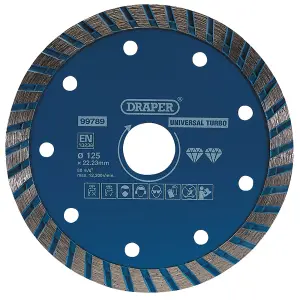 Draper  Turbo Diamond Blade, 125mm 99789