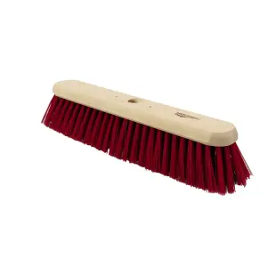 Hillbrush PVC Platform Broom Head Red (610mm)