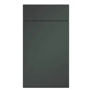 Premium Kitchens Ethos Matt green Modern Larder Cabinet door (W)600mm (H)1287mm (T)18mm