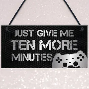 Funny Gaming Sign For Door Novelty Gaming Accessories Birthday Gift Brother Son