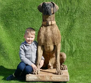 Giant life-size Hunting Dog Great Dane Statue