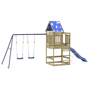 Berkfield Outdoor Playset Impregnated Wood Pine