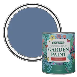 Rust-Oleum Blue River Gloss Garden Paint 750ml