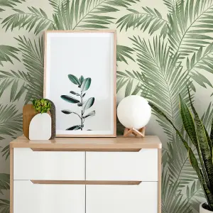 Arthouse Tropical Palm Green Wallpaper