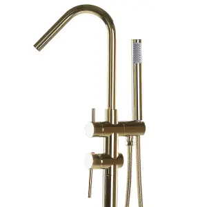 Freestanding Bathtub Faucet VICTORIA Gold