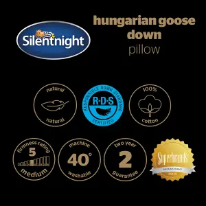 Silentnight Ultimate Luxury Hungarian Goose Feather & Down Pillow