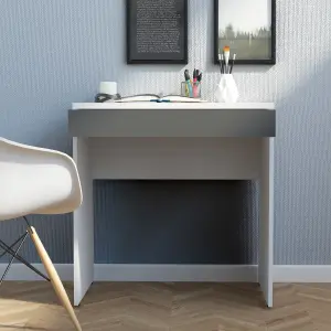 Tvilum Liten Grey 1 drawer Desk (H)765mm (W)747mm (D)482mm