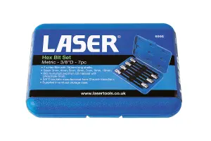 Laser Tools 6995 7pc Extra Long Hex Socket Bit Set 3/8" Drive